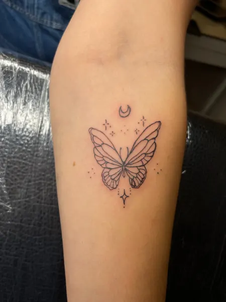 Walk-in tattoo lavet af Melissa
